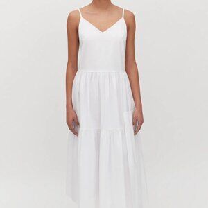 Cuyana Poplin Tiered Dress